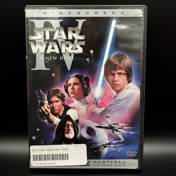 Other - Star Wars: A New Hope Remastered 2004 DVD Widescreen, THX Remastered -GREAT Cond